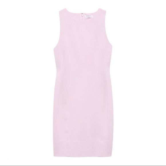 Babaton Soft Pink Miguel Sleeveless Sheath Dress 6 - Picture 1 of 8